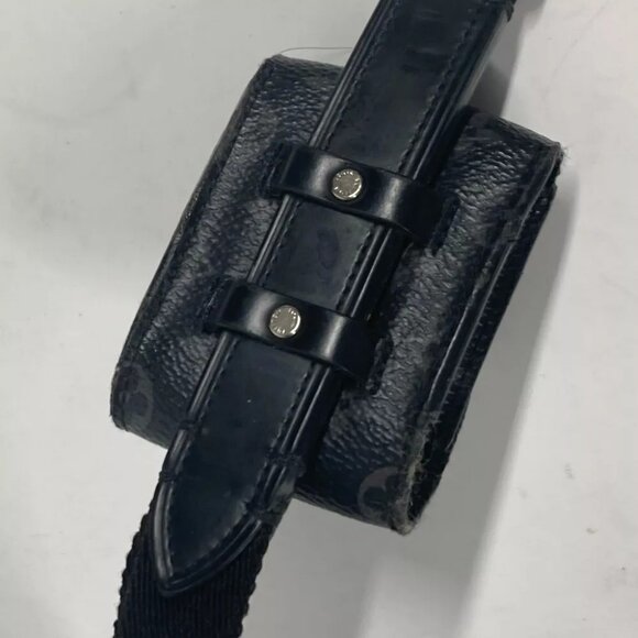 LOUIS VUITTON M80220 MonogramEclipse Lanyard Airpods Earphone case with strap - Picture 5 of 11